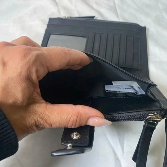 | Black and Grey wallet clutch - Picture 10 of 10